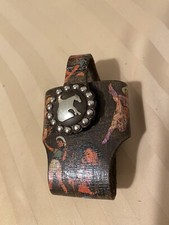 Vintage leather Western cell phone case Belt Clip HANDMADE