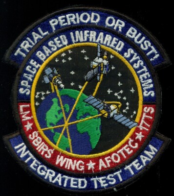 AFOTEC Space Based Infrared System Integrated Test Team Patch K-7