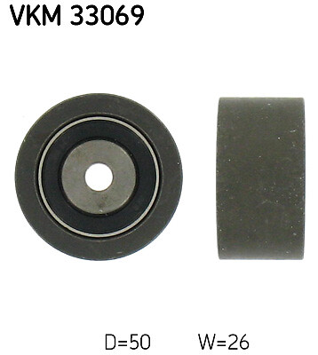 Vkm 33069 Skf Umlenk-/FüHrungsrolle, Keilrippenriemen FüR CitroËN,Fiat,Lancia,Pe-image