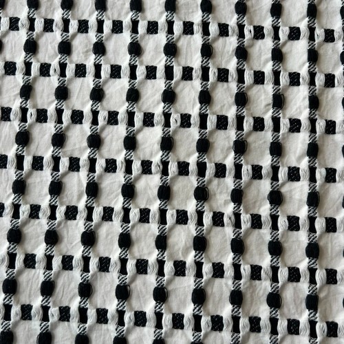 CB2 Estela Black White Organic Cotton King Duvet 106x92 in Cover Two King Shams - Picture 12 of 20