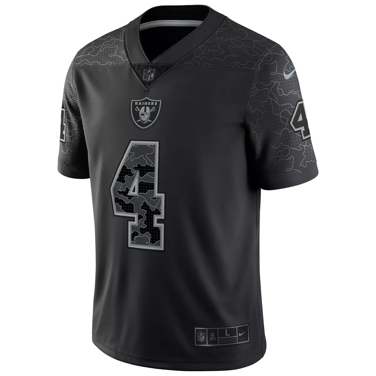 Nike Las Vegas Raiders No4 Derek Carr White Men's Stitched NFL Vapor Untouchable Limited Jersey