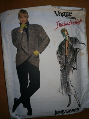 VOGUE INDIVIDUALIST SCHNITTMUSTER für JACKE, ROCK & HOSE von JENNY SHARP