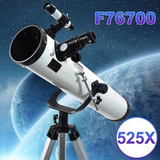 700mm Astronomical Telescope 525X with Phone Adapter for Beginner Moon Watching