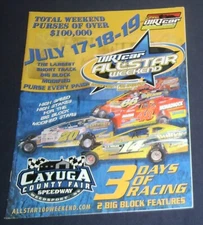 2009 Cayuga County Fair Speedway Dirt Modified Program 