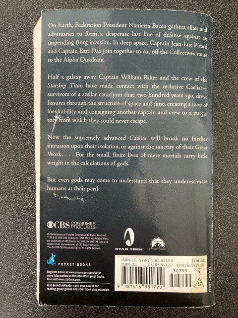 Star Trek Destiny 2 Mere Mortals By David Mack Paperback 2008 For Sale Online Ebay