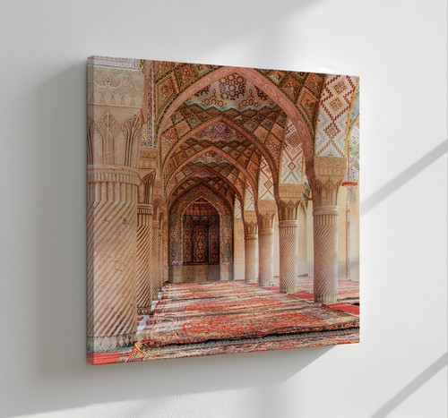 Arabic Arches Canvas Print Wall Art, Stylish Home Decor Wall Hanging - Picture 12 of 12