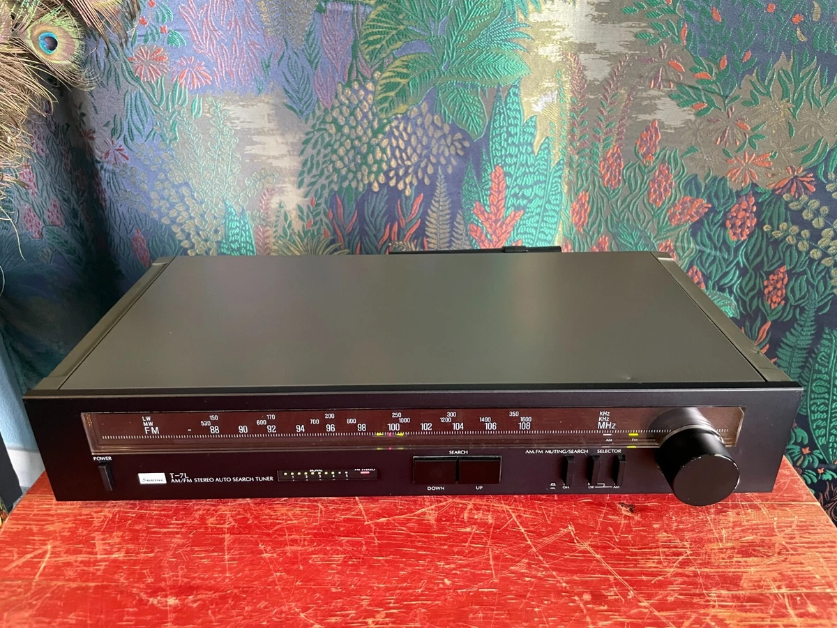 Tuner Sansui T-505L Vintage – Révisé – Son Clair, Fonctionne Parfaitement