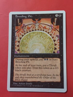 1997 Magic The Gathering 5th Edition #148 Breeding Pit, UC, NF, cd1