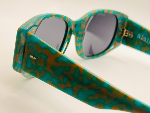Vintage Alain Mikli Paris 3091 “Jul” Turquoise Marbled Sunglasses-NOS-Collectors - Picture 6 of 10