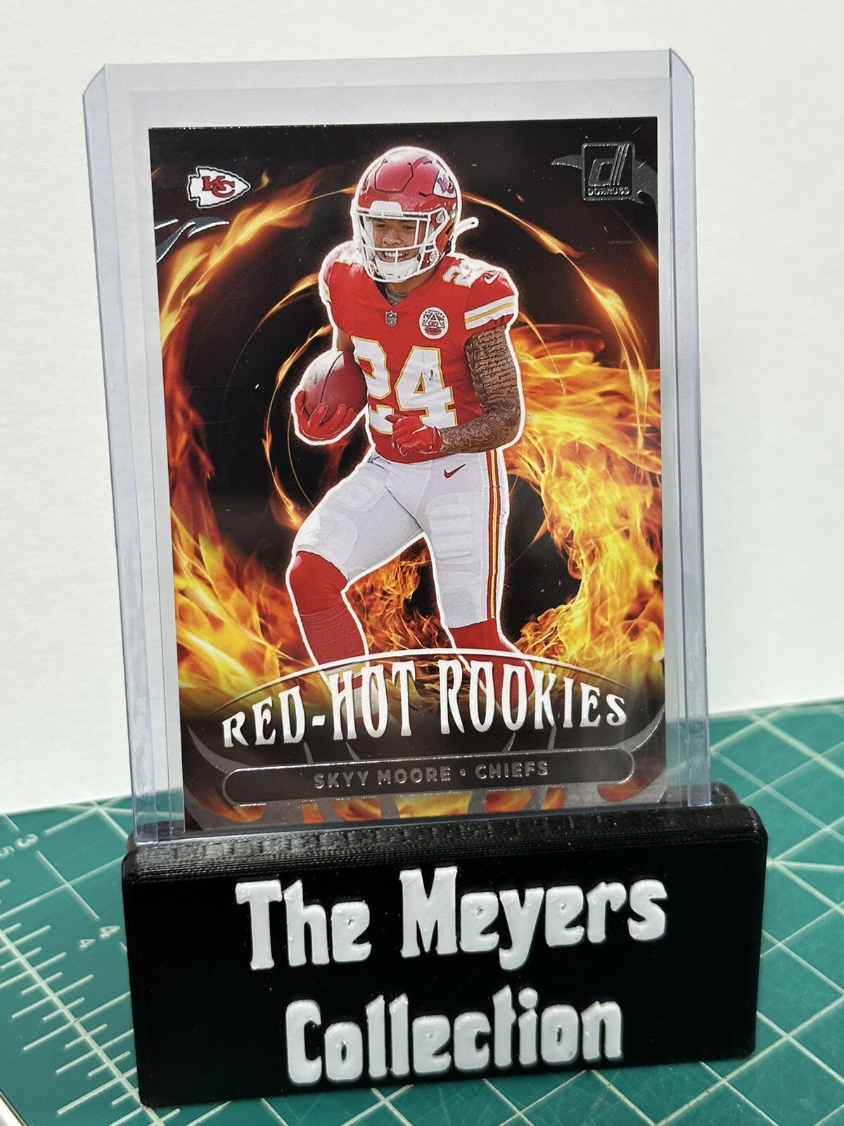 2022 Panini Donruss Skyy Moore Red Hot Rookies RHR-8 RC Chiefs