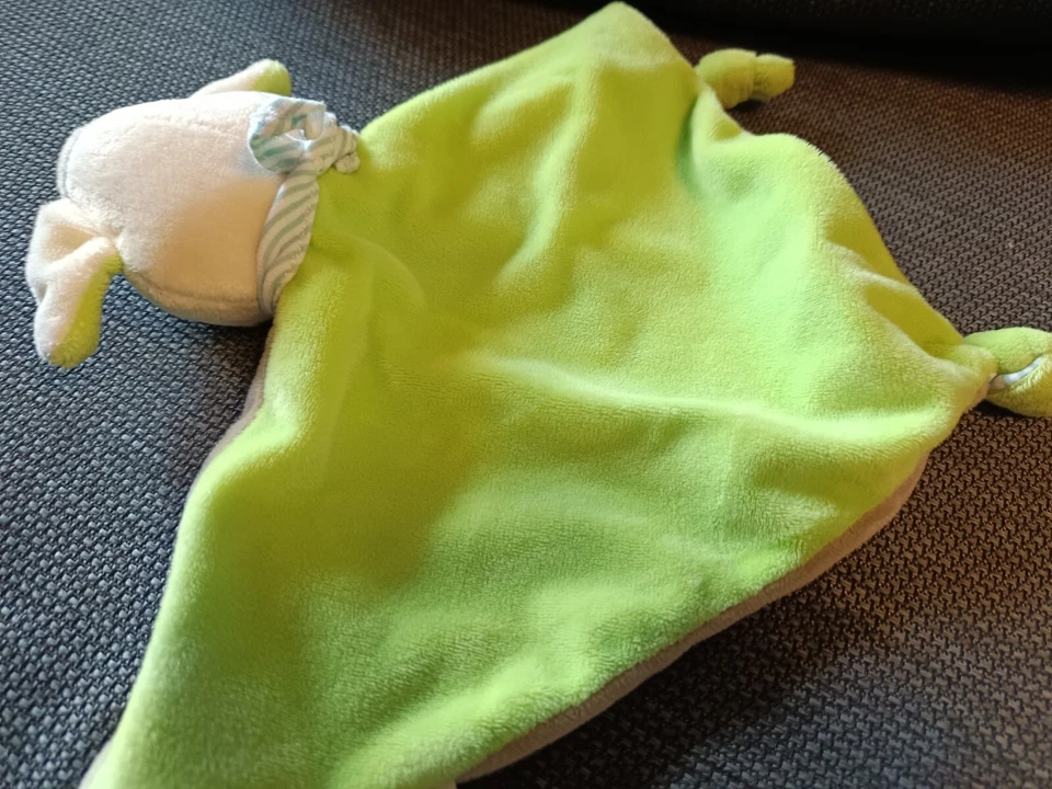 fashy Little Stars Schaf Schmusetuch Kuscheltuch braun grün fashy little stars - Bild 4 von 4