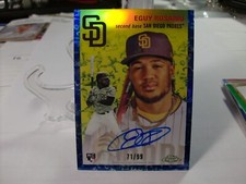 2023 Topps Chrome Platinum Blue Prism #CPA-ERO Eguy Rosario 71/99  23-451