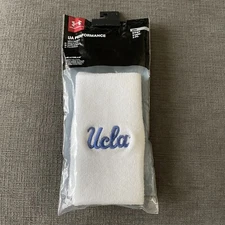 UNDER ARMOUR UCLA UA Performance Double Wide 6" 2-Pack Wristbands NCAA Bruins NW