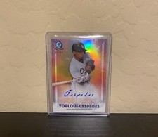 2021 Bowman Chrome Yoelqui Cespedes Dawn of Glory Auto /99 White Sox Non Mojo