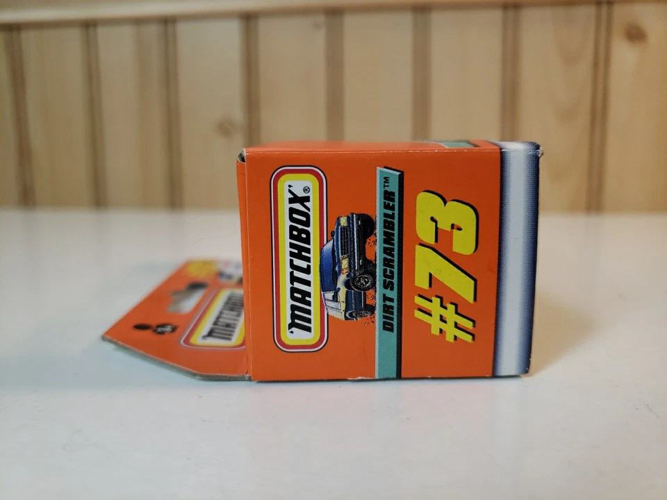 Matchbox Mattel Wheels #73 Dirt Scrambler Motorcycle w/Rider Window Box New  - Image 4 of 4