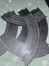 Lot of 6 Vintage Genuine Tyco R 9" Curved 1/4 Circle Slot Car Track B5831