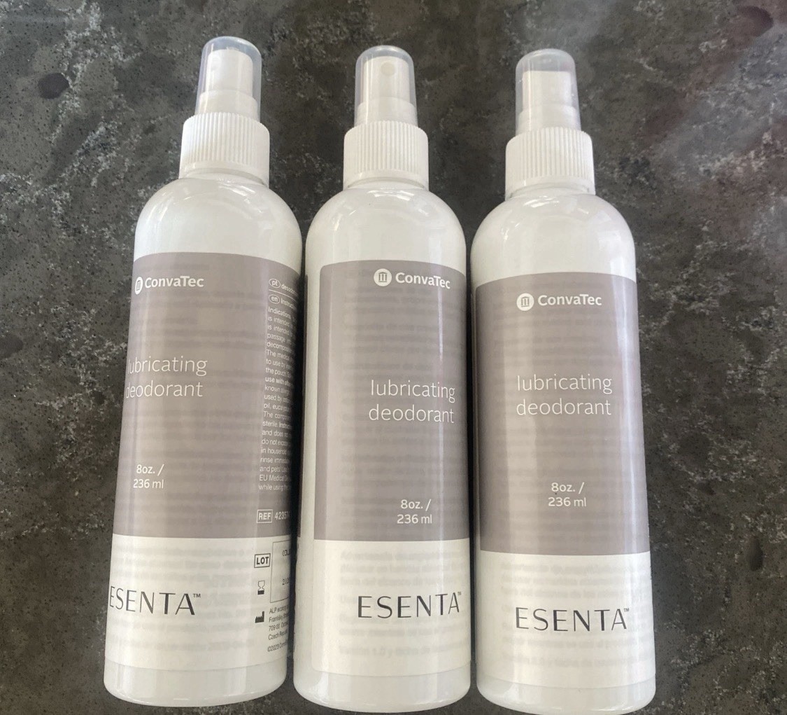 Convatec Esenta Lubricating Deodorant Spray Brand New!