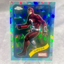 Omega #196 Aqua Refractor 36/75 2025 Topps Chrome Sapphire Marvel Comics X-Men