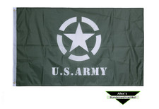 Fahne Flagge U.S Army Stern Star 1x1,5m mit &Ouml;sen oliv Neu