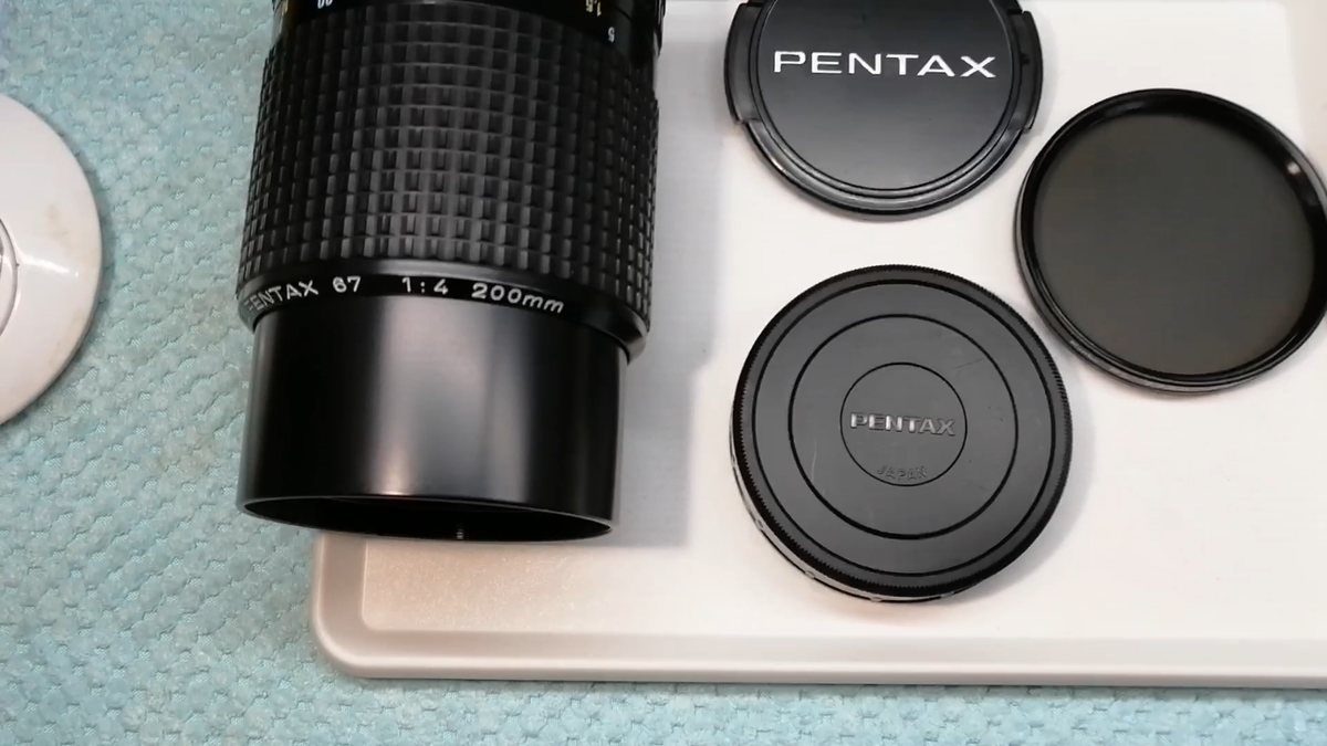 美品SMC Pentax 67 200mm f4 Late Model 67II PENTAX smc Pentax 67 200mm F4 Late Model Lens for 6x7 67II
