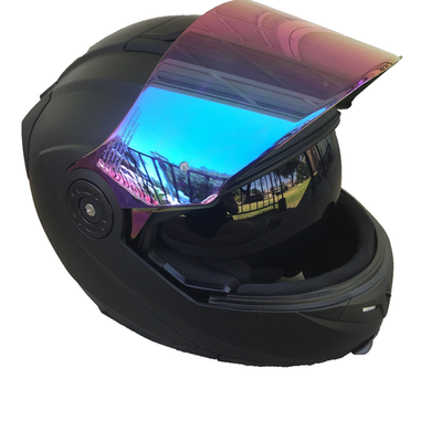 #ad #ad BILT Nomad Modular Motorcycle Helmet Black XL Sun Shields $279.97