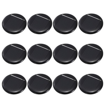 12 Stück 0,5V 0,07W Mini Solarzellen für Solarpanel Photovoltaik