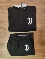 Juventus tuta completa sportiva tifoso logo felpa e pantaloni lunghi taglia M
