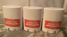 Lot/3 Schmidts Natural Deodorant Geranium Flo...