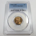 1909 P VDB PCGS MS63 RD RED - Lincoln Wheat Penny Cent 1c US Coin #56792A