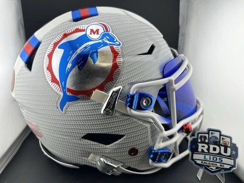 Dan Marino - Signed Custom Hydro Dipped Speedflex Helmet Armed Forces Salute HOF