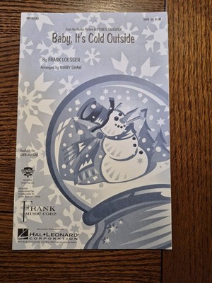 Hal Leonard Baby, It's Cold Outside SATB arranged by Kirby Shaw - Lot of 4
