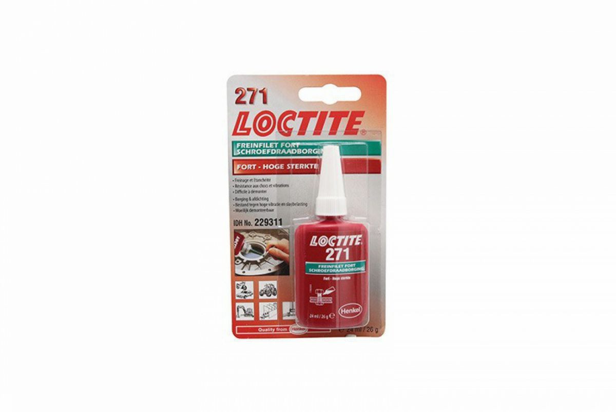 Loctite 271 frein filet fort évite le desserrage des boulons sous vibrations