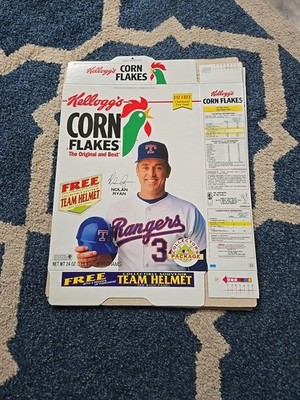 Kelloggsnolan Ruan Corn Flakes Cereal Box