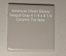 American Olean AO Glossy Seagull Gray 4-1/4 x...