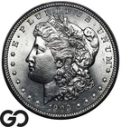 1903 Morgan Silver Dollar Coin, Blast White Solid Gem BU++, Rare This Nice!