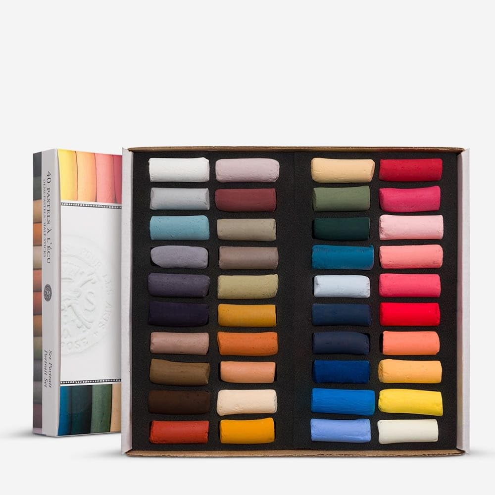 Savoir-Faire Sennelier Soft Pastels Half Stick Set 40/Pkg-Portrait