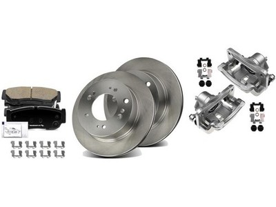 For 2007-2009 Kia Sorento Brake Pad Rotor and Caliper Set Rear APR 93323FWHG