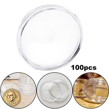 100x für 2 Euro Münze Coin Münzdosen Münzkapseln Gedenkmünze Kapseln Caps 26.5mm