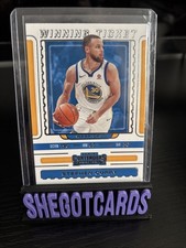 2019-20 Panini Contenders Winning Ticket Stephen Curry #7