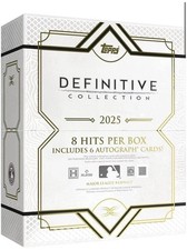 2025 Topps Definitive Collection Baseball Hobby Box Preorder  *Lot of 2*