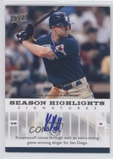 2008 Upper Deck Season Highlights Signatures Kevin Kouzmanoff #SHS-KK Auto 0f8