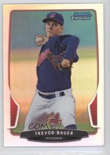 2013 Bowman Chrome Refractor Trevor Bauer #204 8k4