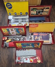 Lot Sale 5 Boxes Of Vintage Gilbert Science Career Series Erector Sets