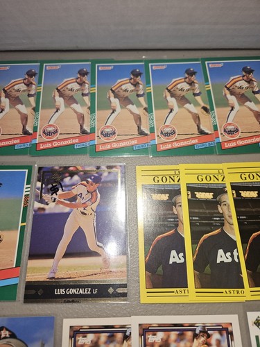 Luis Gonzalez Lot 32 MOSTLY 1991 Rookies Combine Shipping On Multiple Wins - Bild 3 von 7