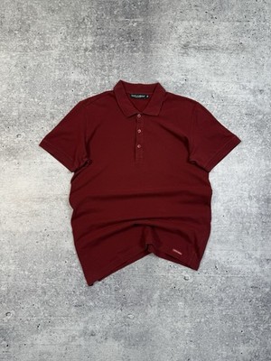 Luxury classic Dolce Gabbana T-Shirt Polo avantgarde hype y2k opium drip size 50