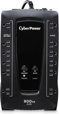 AVRG900U AVR UPS Battery Backup and Surge Protector, 900VA/480W, 12 Outlets, Com