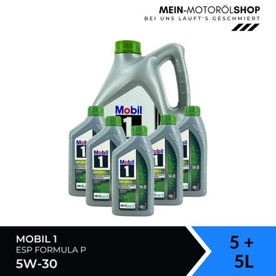 Mobil 1 ESP Formula P 5W-30 Mercedes GM Dexos2 Fiat 5+5 Liter = 10 Liter