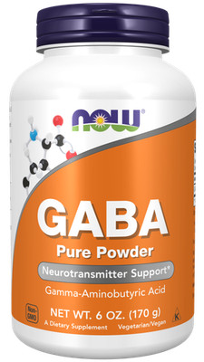 NOW Foods GABA Pure Powder 6 oz  Neurotransmitter Support 05/2026 EXP