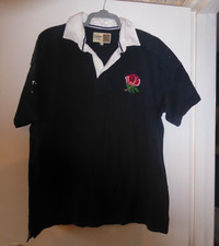 Cotton Traders Rugby Shirt XL 46/48  Short Sleeve Dark navy cotton