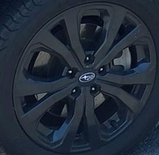 2019 Forester OE Wheel 18x7 5 Spoke V Spoke Gloss Black Subaru